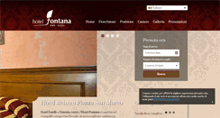 Desktop Screenshot of hotelfontana.it